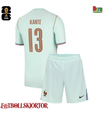 Frankrike Kante #13 Borta Kläder Barn VM 2026 Kortärmad (+ Korta byxor)